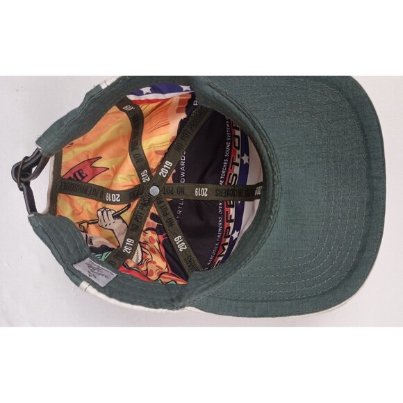 Mediums Collective Hempfest Green Cap Hat Bring Them Home Clean Adjustable Back - Picture 9 of 9